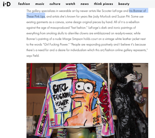 THESEPINKLIPS X PATRICIA FIELD X I-D