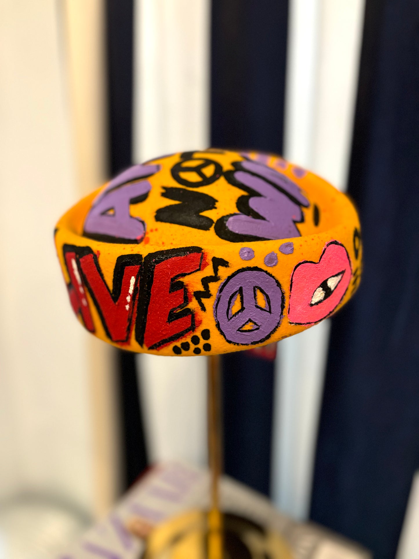 ART NOT WAR Cocktail hat (Copy)