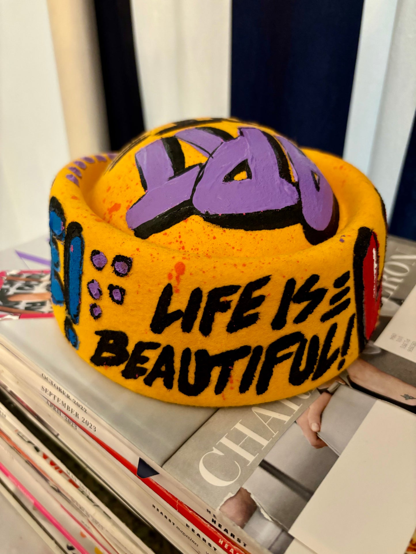ART NOT WAR Cocktail hat (Copy)