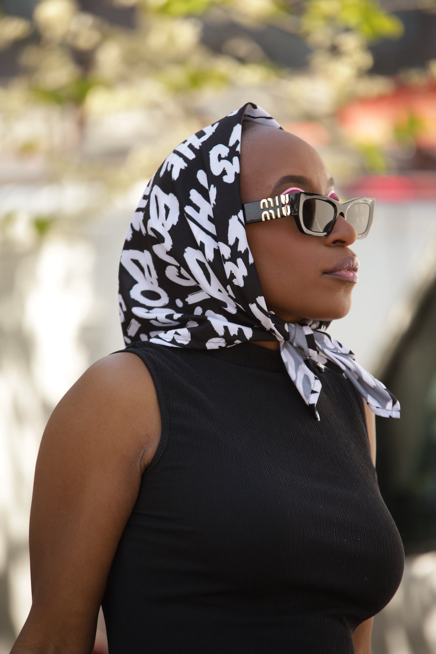 She's The Boss Scarf (Black)