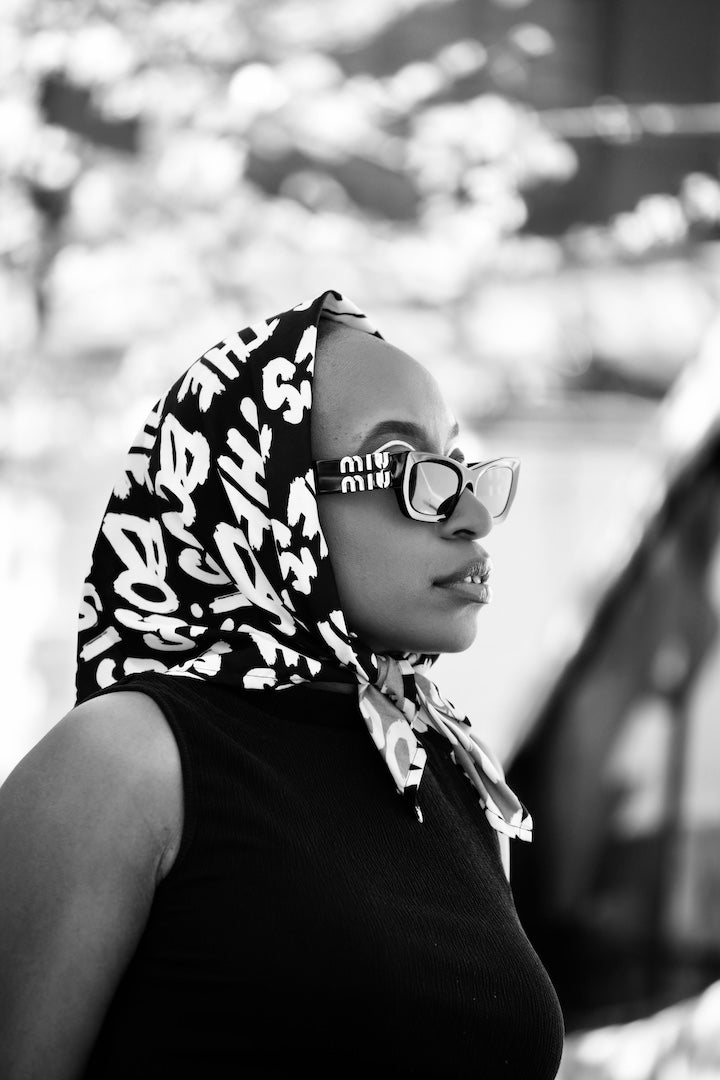 She's The Boss Scarf (Black)