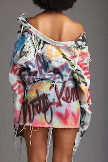 BoogaSuga X THESEPINKLIPS Tokyo Graffiti Skirt