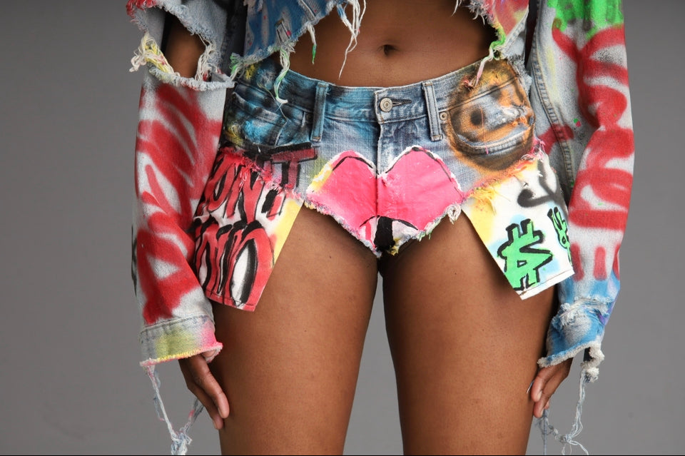 BoogaSuga x Thesepinklips "Pussy Power" panty shorts