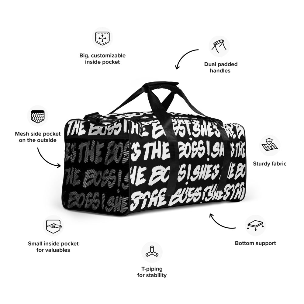 She's The Boss Duffle Bag