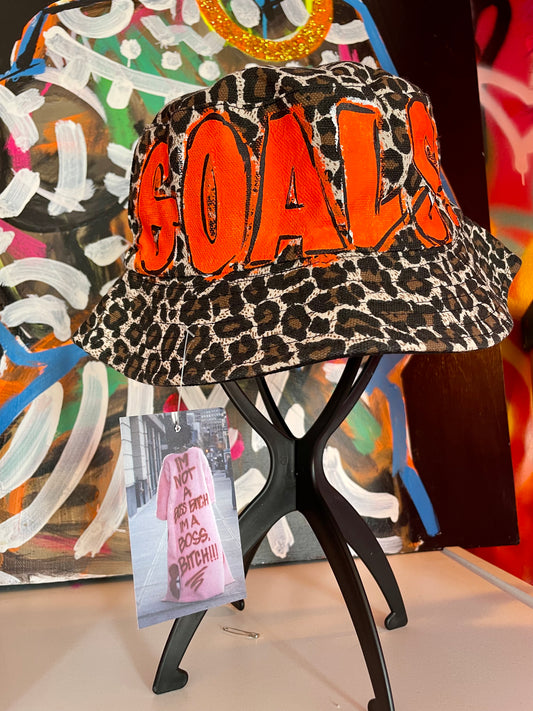 Goals leopard Bucket Hat