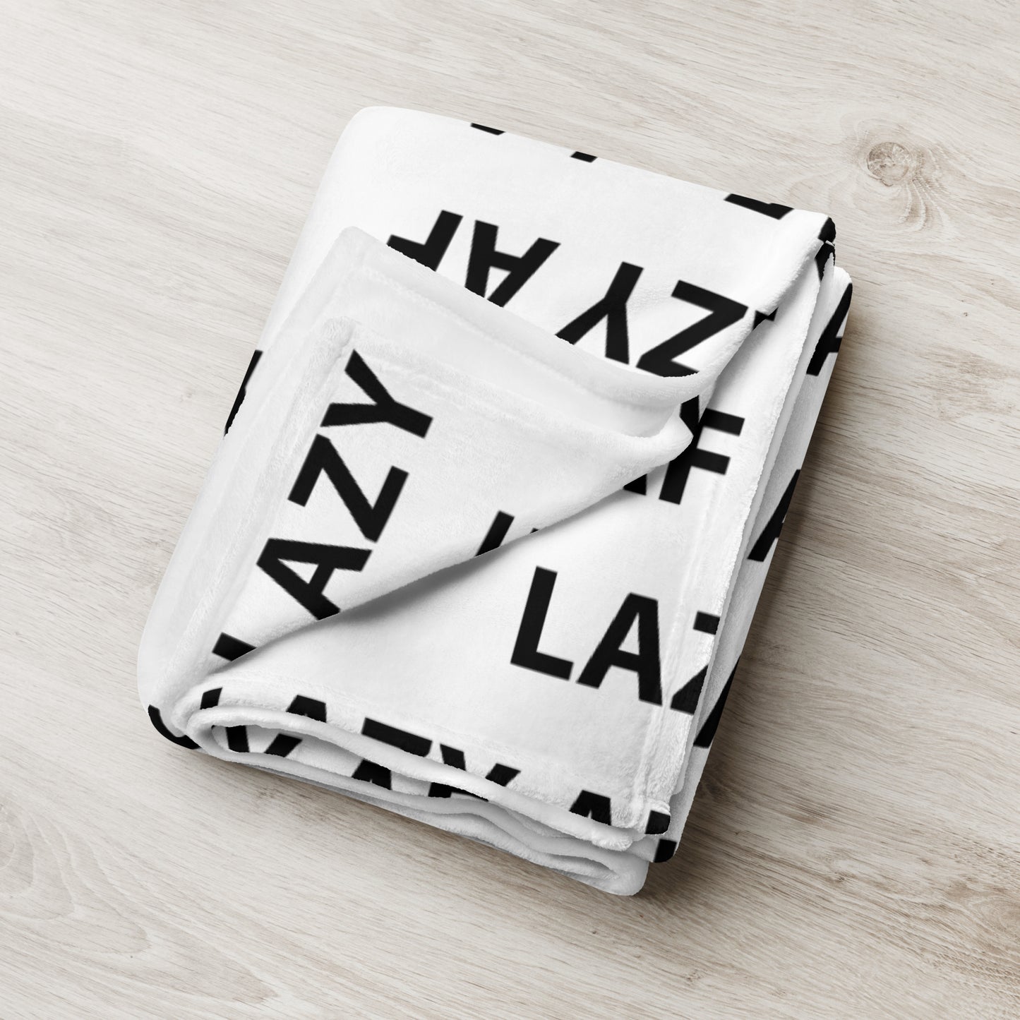 LAZY AF Blanket (White)