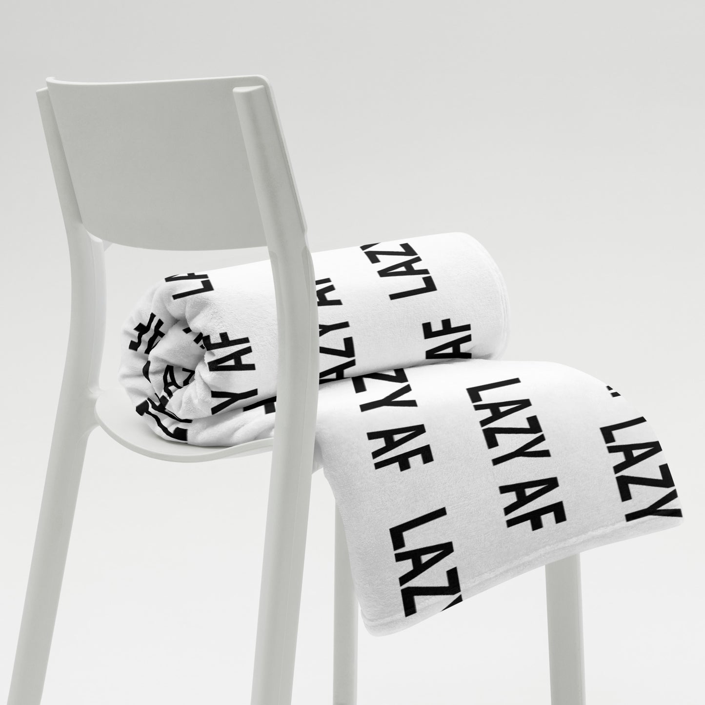 LAZY AF Blanket (White)
