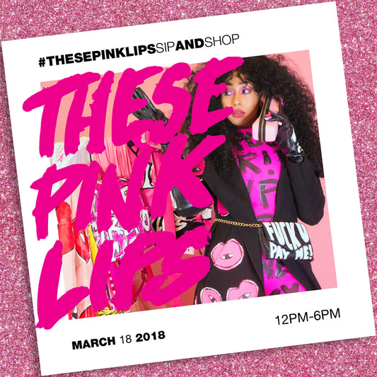 Thesepinklips sip and shop!