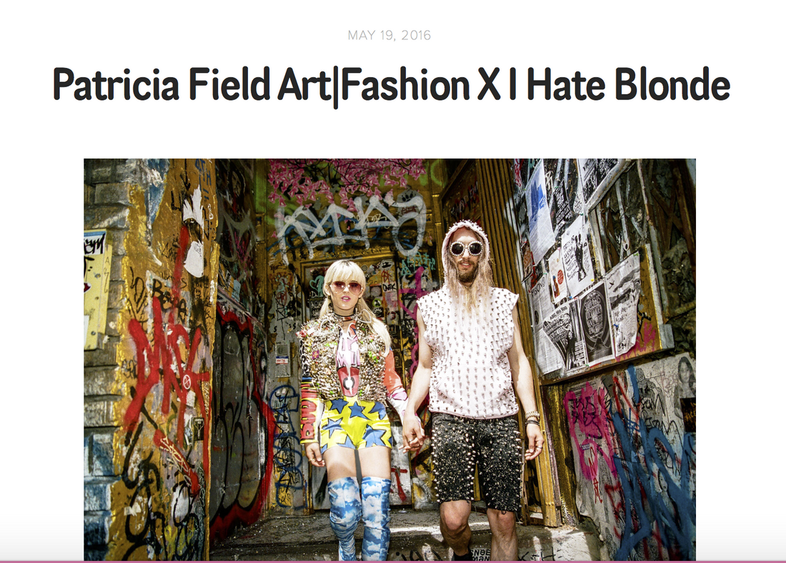 THESEPINKLIPS X I HATE BLONDES X PATRICIA FIELD