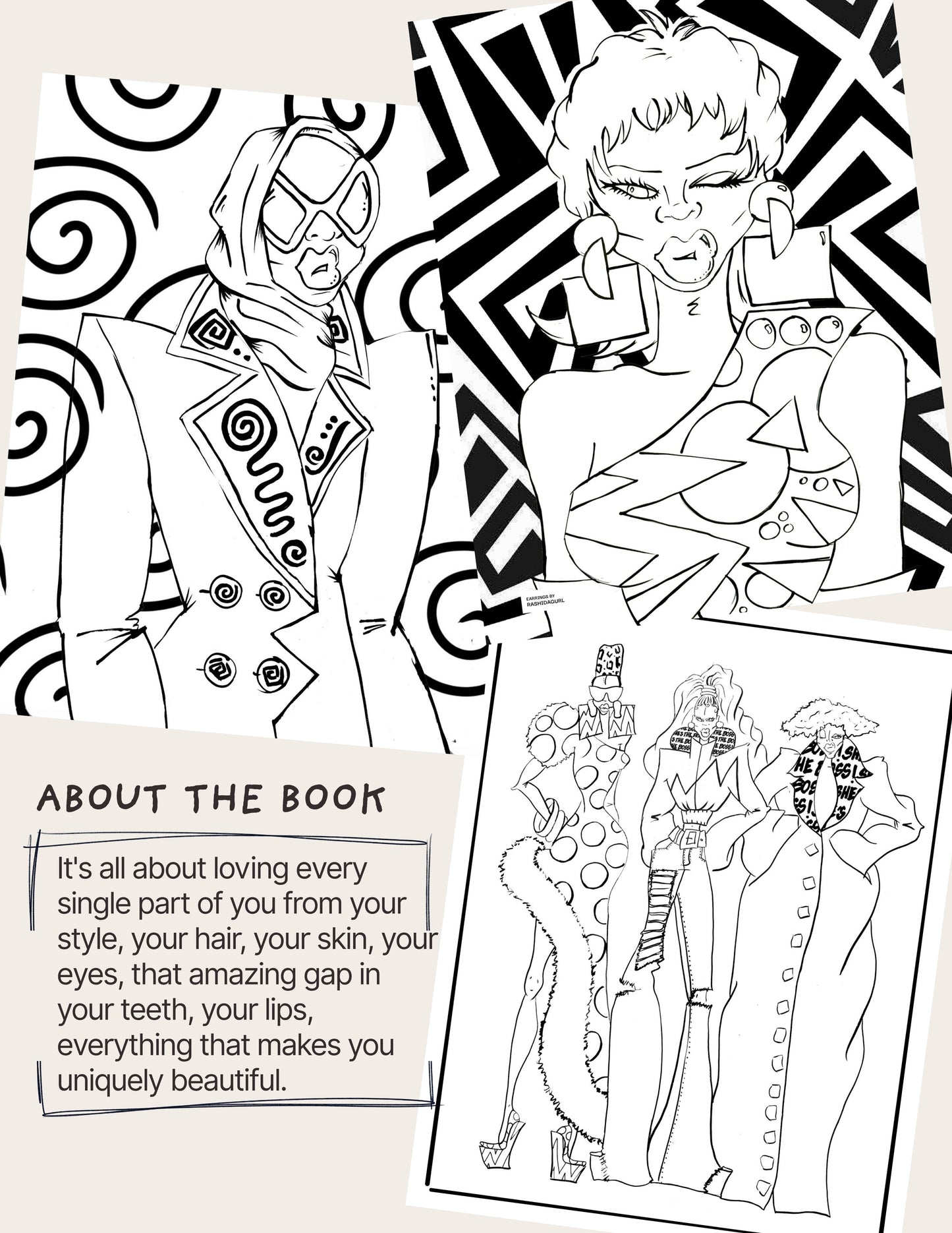 SHE'S THE BOSS COLORING BOOK!
