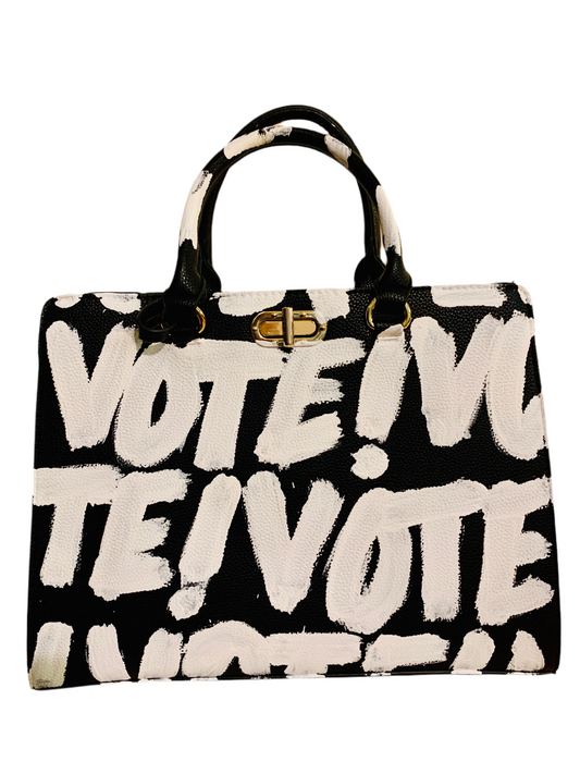 Vote graffiti tote