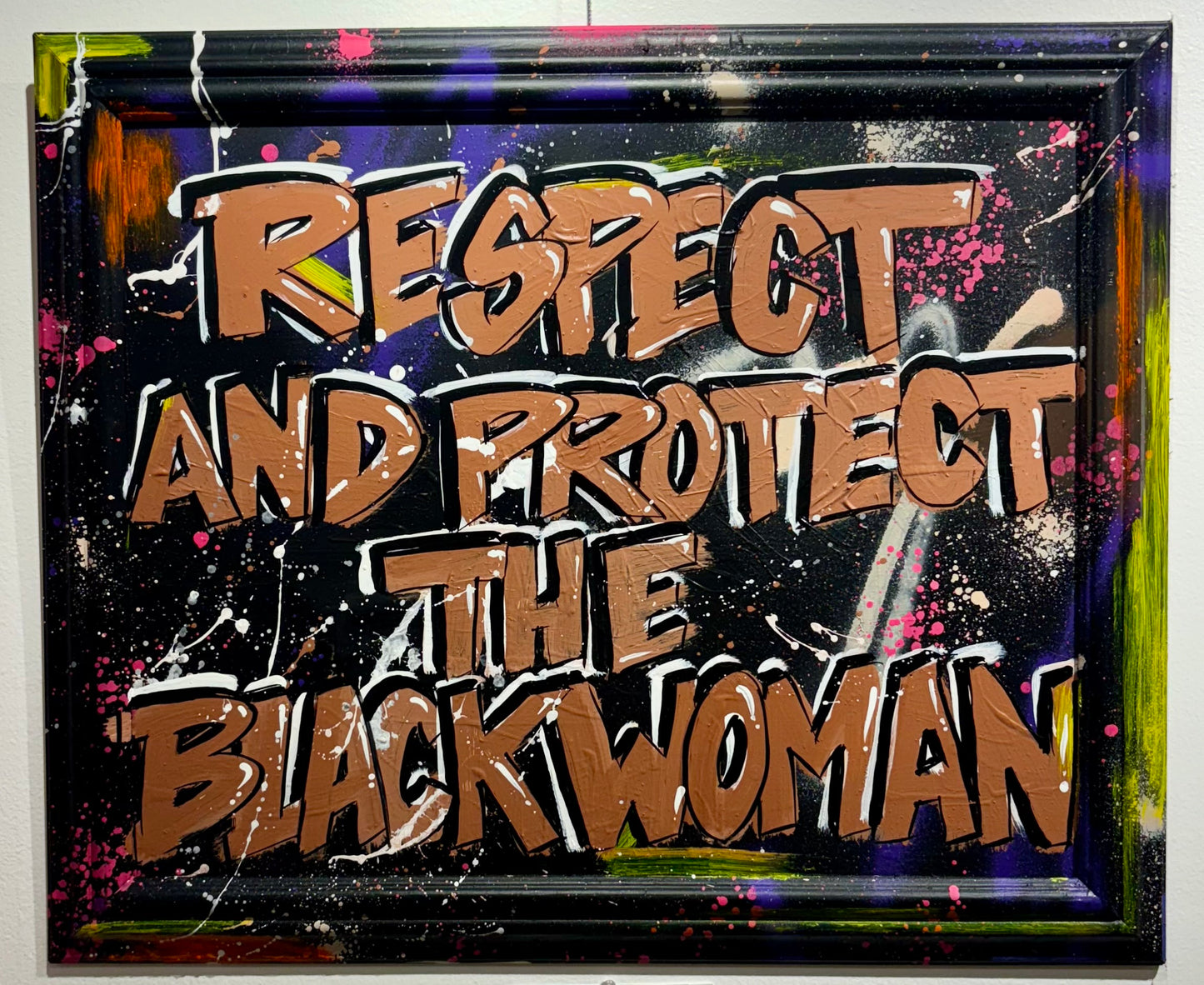 Respect Black Women Painting