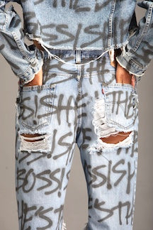 BoogaSuga x ThesePinkLips "She's The Boss" Jeans