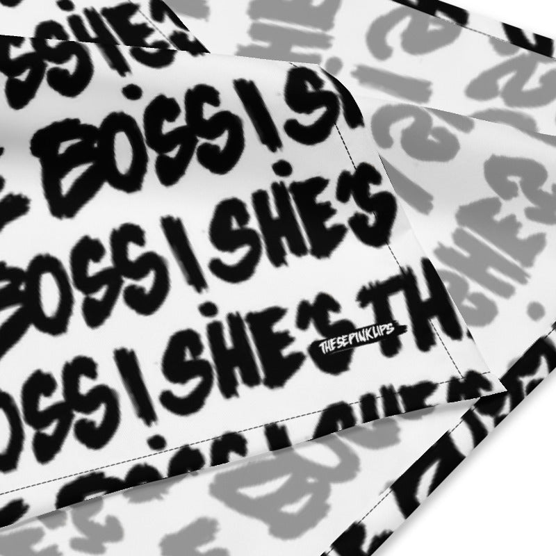 She's The Boss Scarf (Black)